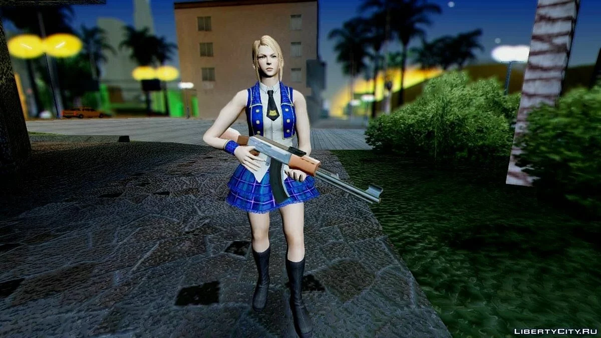 Dead Or Alive 5 Sarah Pop Idol / GTA San Andreas