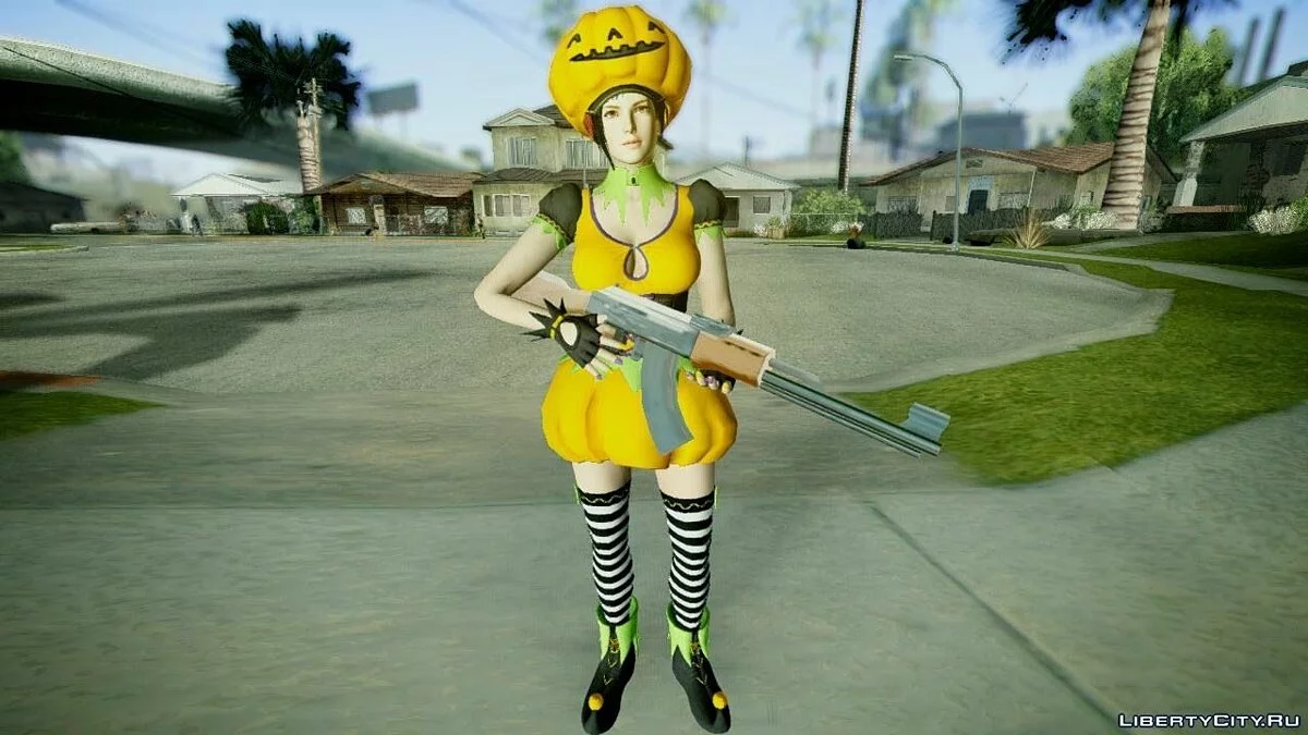 Dead Or Alive 5 Mila Halloween / GTA San Andreas