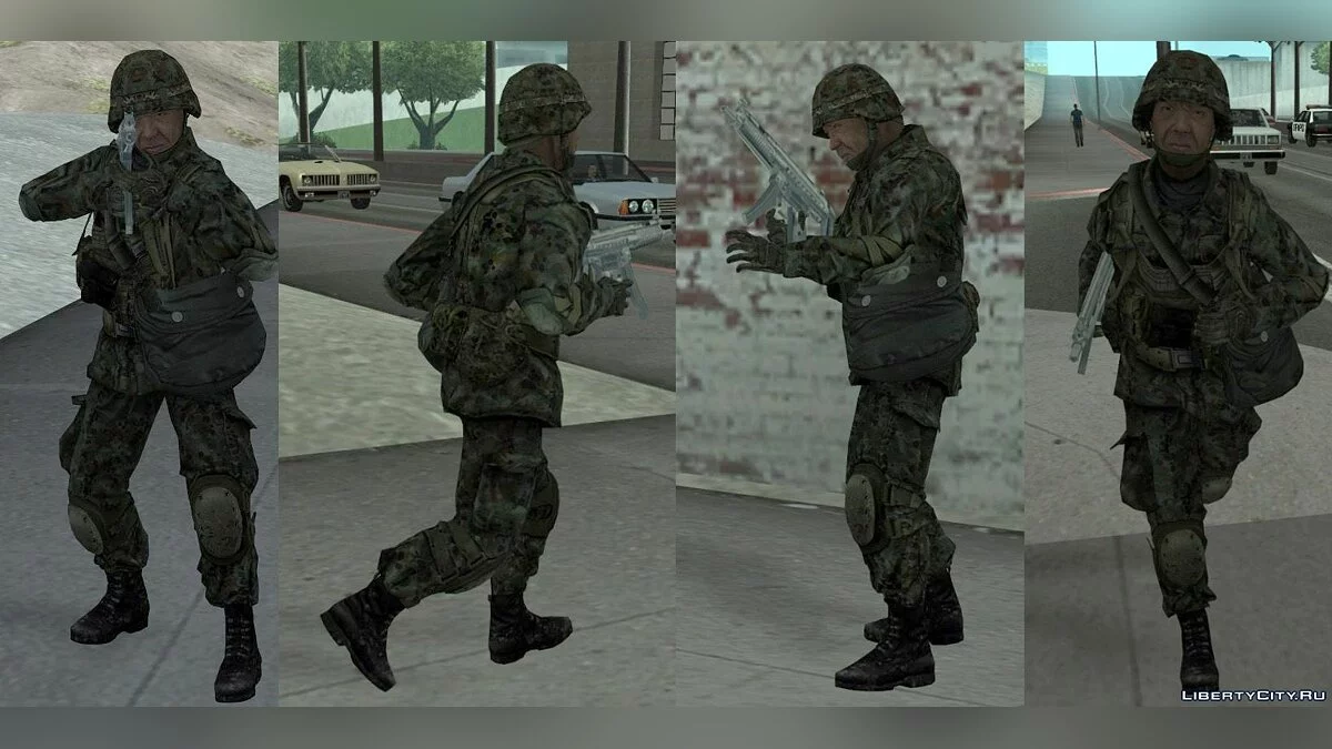 Японский солдат, конверт из PLA. / GTA San Andreas