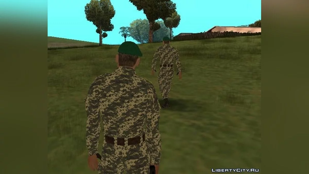 Майор пограничной службы Украины / GTA San Andreas