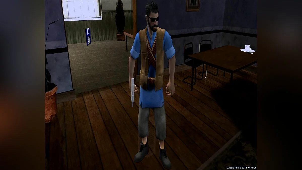 White mercenary / GTA San Andreas