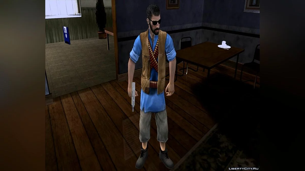White mercenary / GTA San Andreas