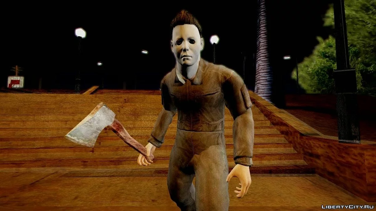 Cod Ghosts DLC Michael Myers from Halloween / GTA San Andreas