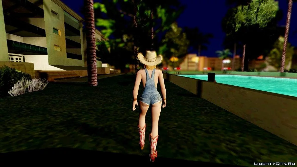 Dead Or Alive 5 Tina Overalls / GTA San Andreas