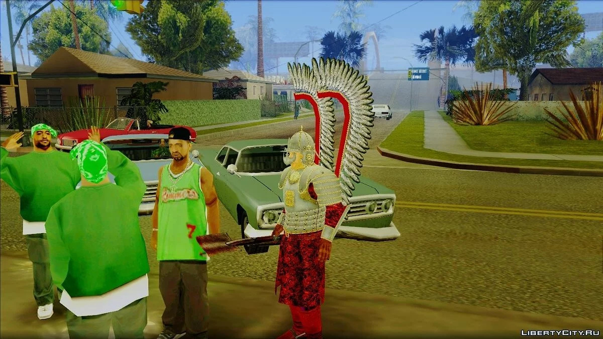 Крылатый гусар из Mount & Blade: Огнем и Мечом / GTA San Andreas