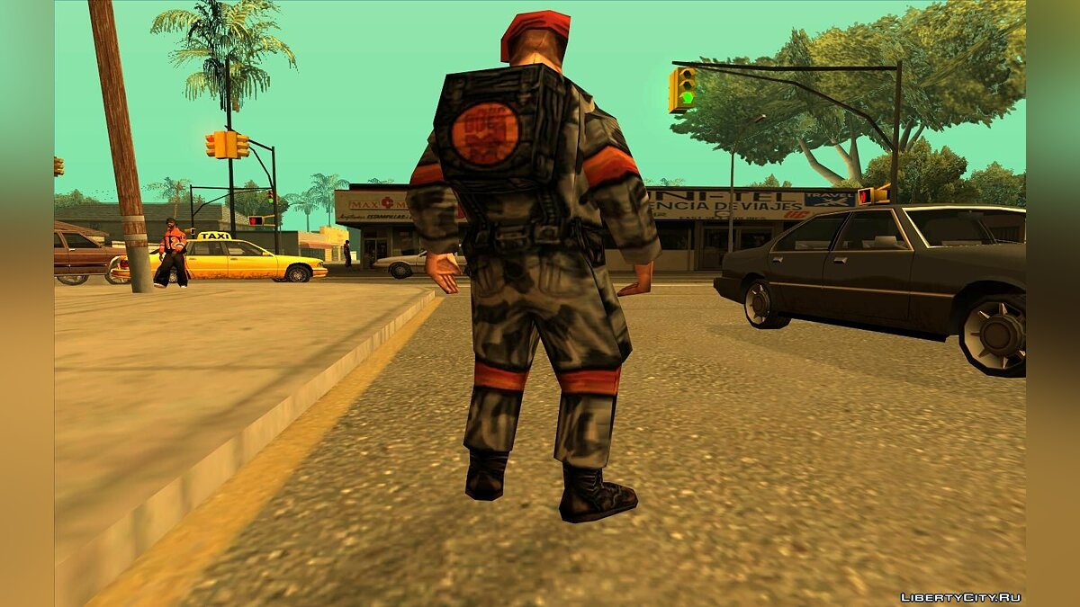 Скачать Soldier From Team Fortress Classic (Red) для GTA San Andreas