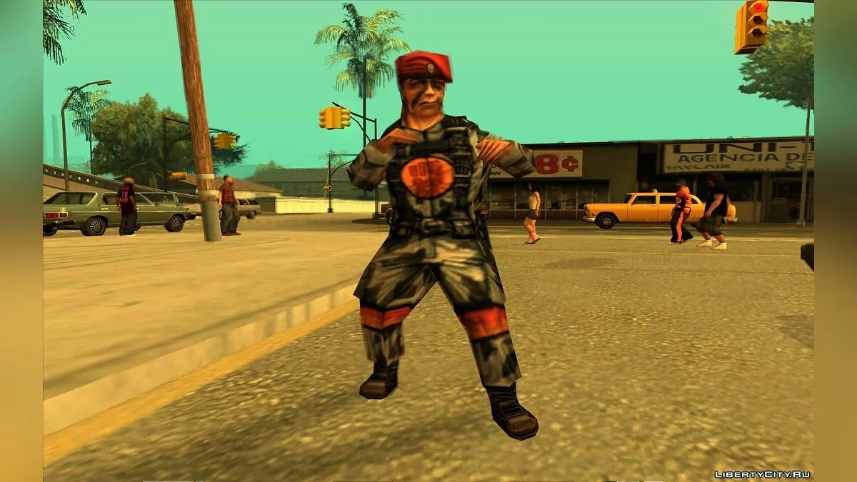 Soldier From Team Fortress Classic (Red) / GTA San Andreas