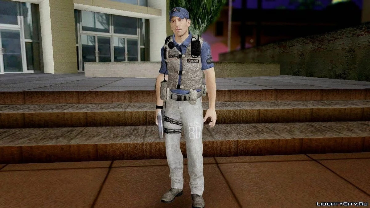 COD Advanced Warfare Jon Bernthal Security Guard(Shane from The Walking Dead) / GTA San Andreas