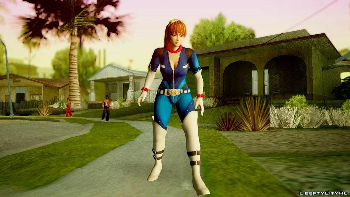 Dead Or Alive 5 LR Kasumi Fighter Force / GTA San Andreas