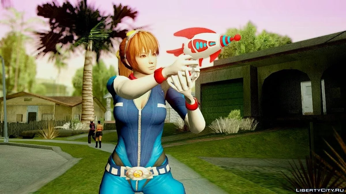 Dead Or Alive 5 LR Kasumi Fighter Force / GTA San Andreas