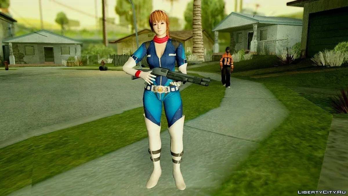 Dead Or Alive 5 LR Kasumi Fighter Force / GTA San Andreas