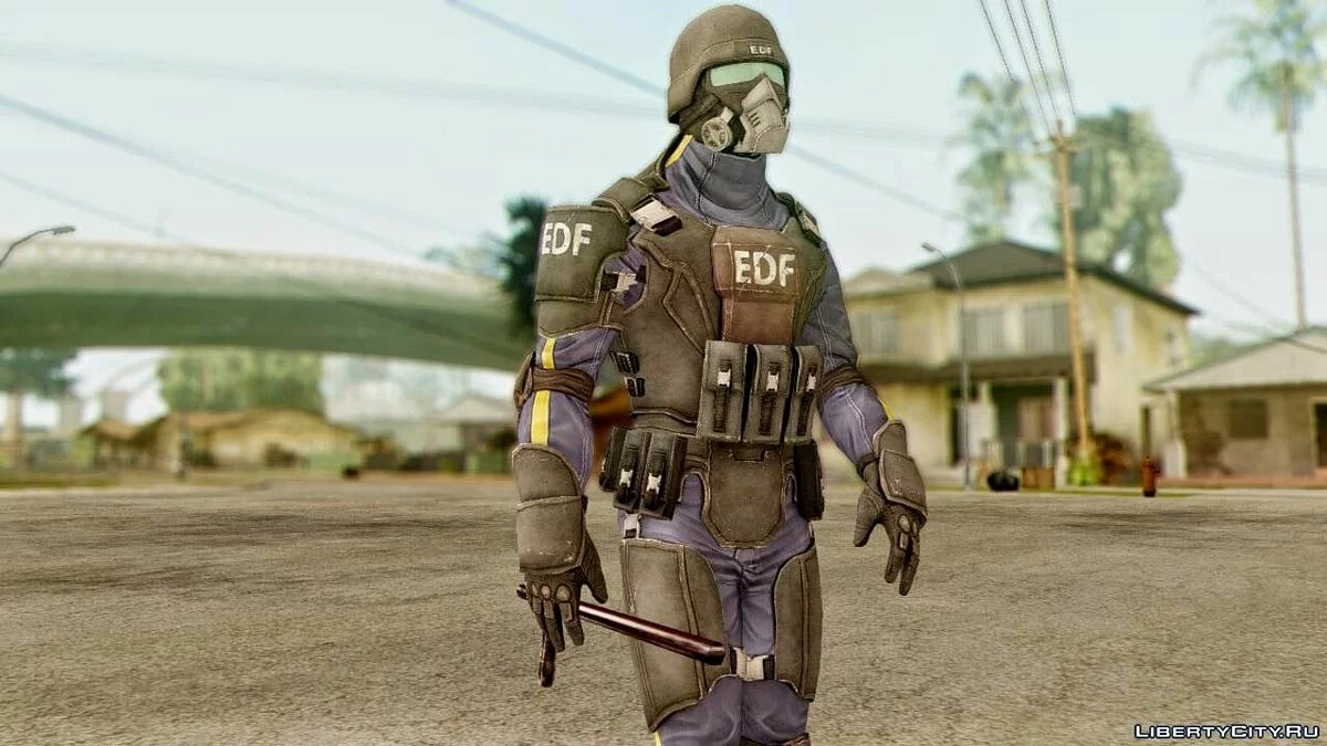 Duke Nukem Forever EDF Soldier / GTA San Andreas