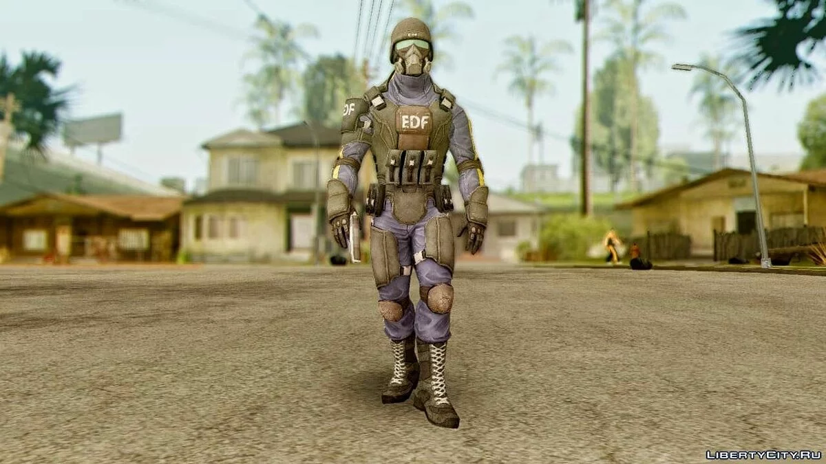 Duke Nukem Forever EDF Soldier / GTA San Andreas