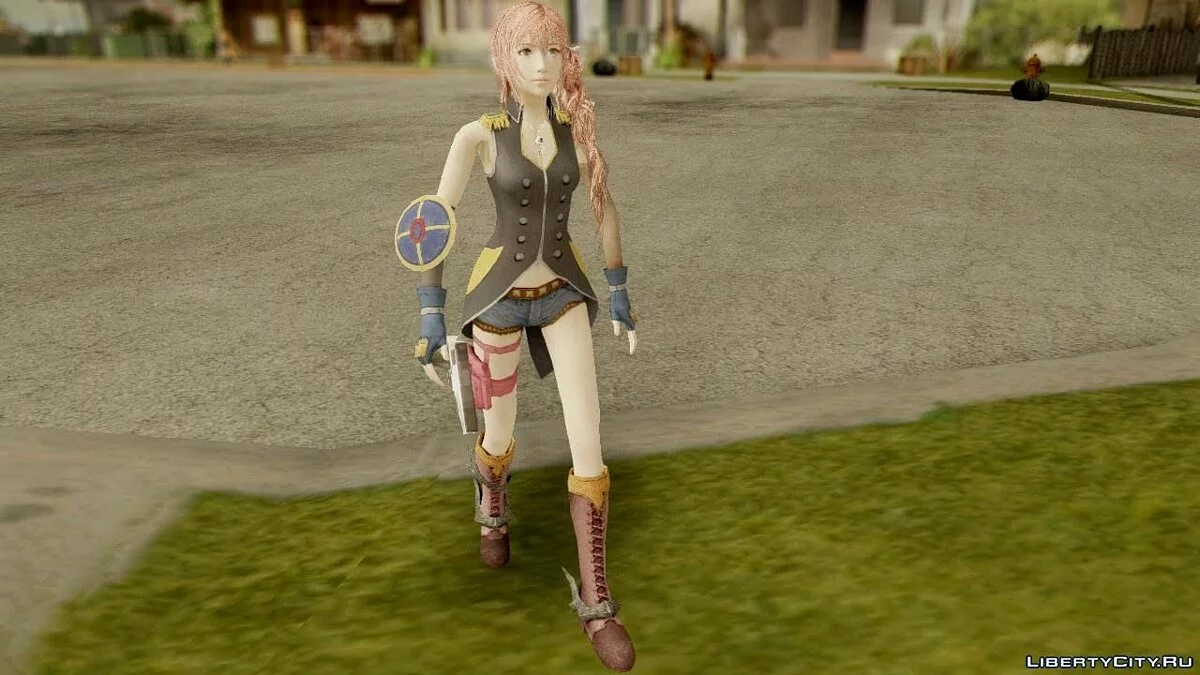 Final Fantasy XIII-2 Serah Style and Steel / GTA San Andreas