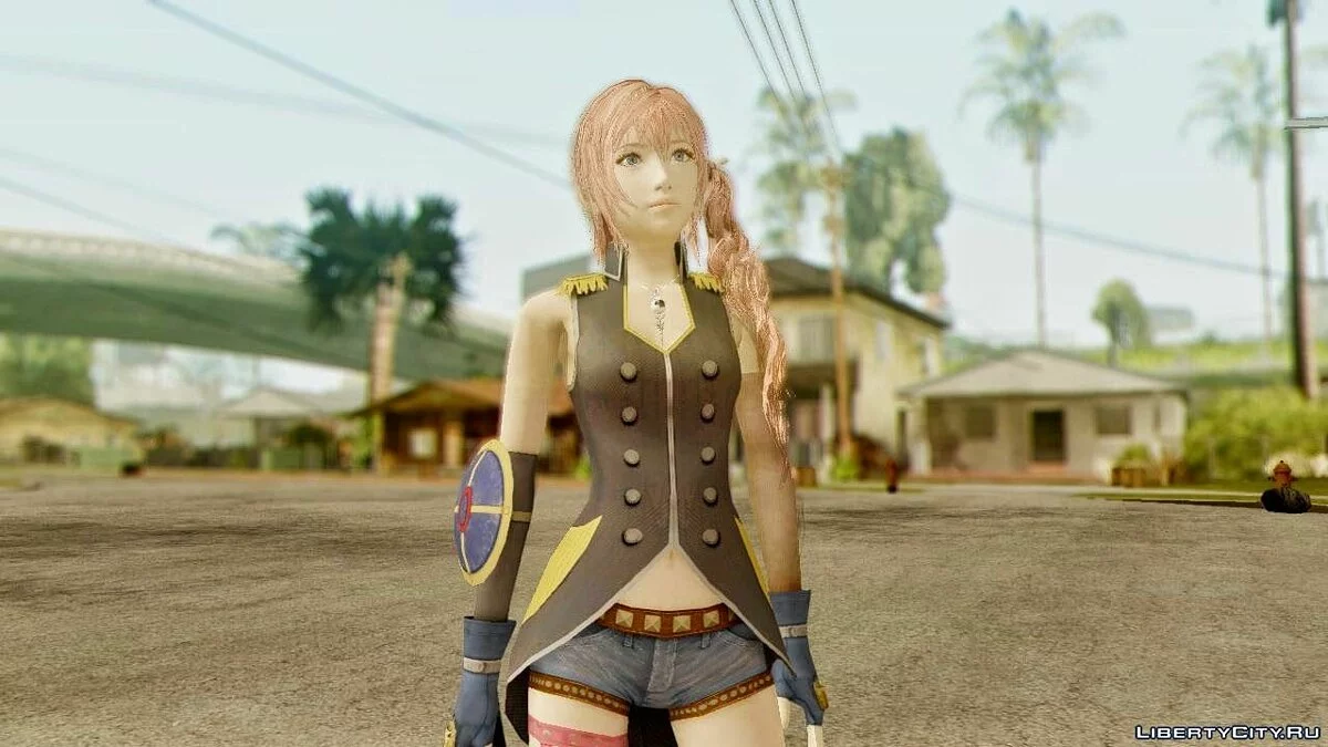 Final Fantasy XIII-2 Serah Style and Steel / GTA San Andreas