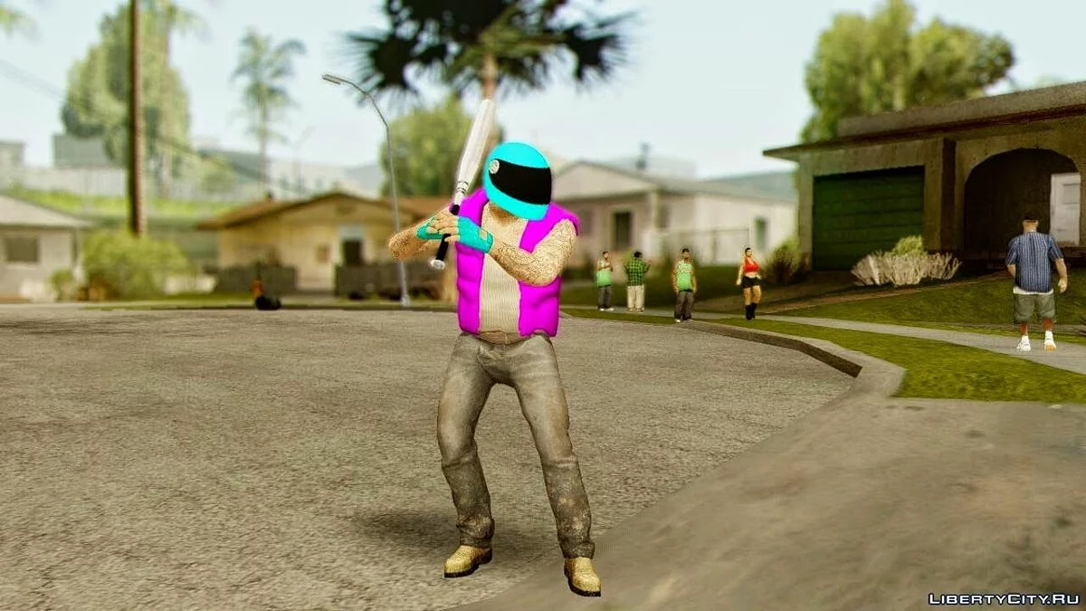 Hotline Miami Biker / GTA San Andreas