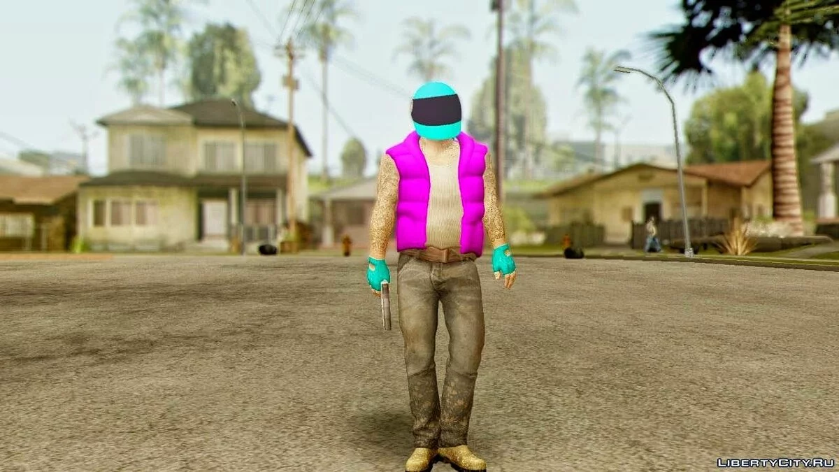 Hotline Miami Biker / GTA San Andreas