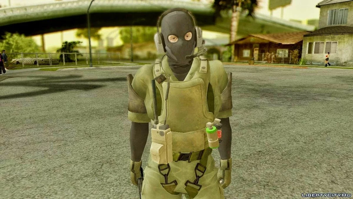 Metal Gear Solid V: Ground Zeroes MSF / GTA San Andreas