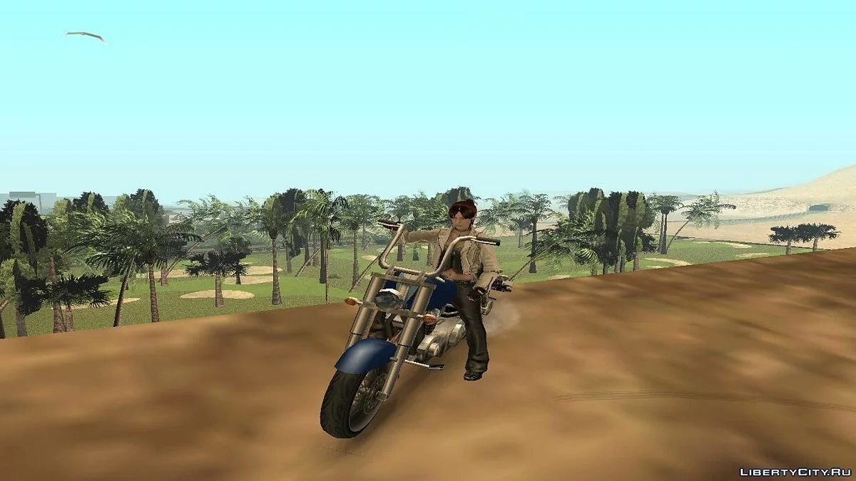 Claire Redfield biker / GTA San Andreas