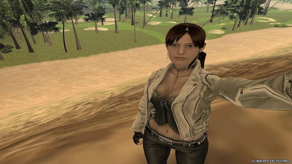 Claire Redfield biker / GTA San Andreas