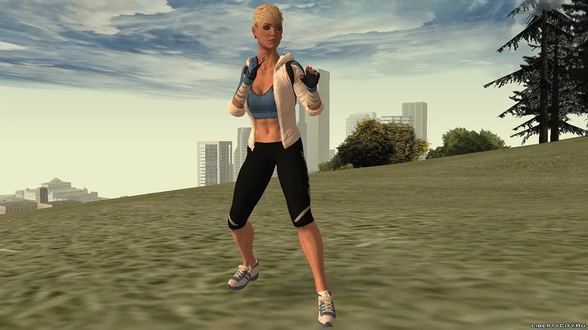 Endurance Cassie Cage from Mortal Kombat X / GTA San Andreas