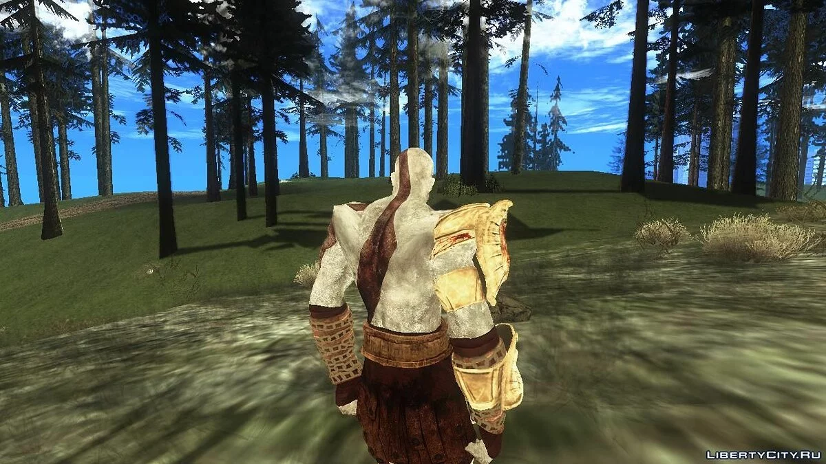 God Of War 3 Kratos / GTA San Andreas