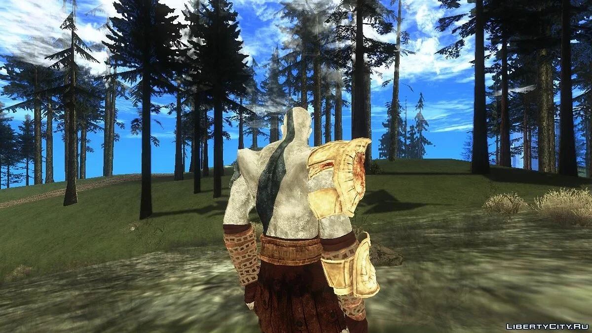 God Of War 3 Kratos / GTA San Andreas
