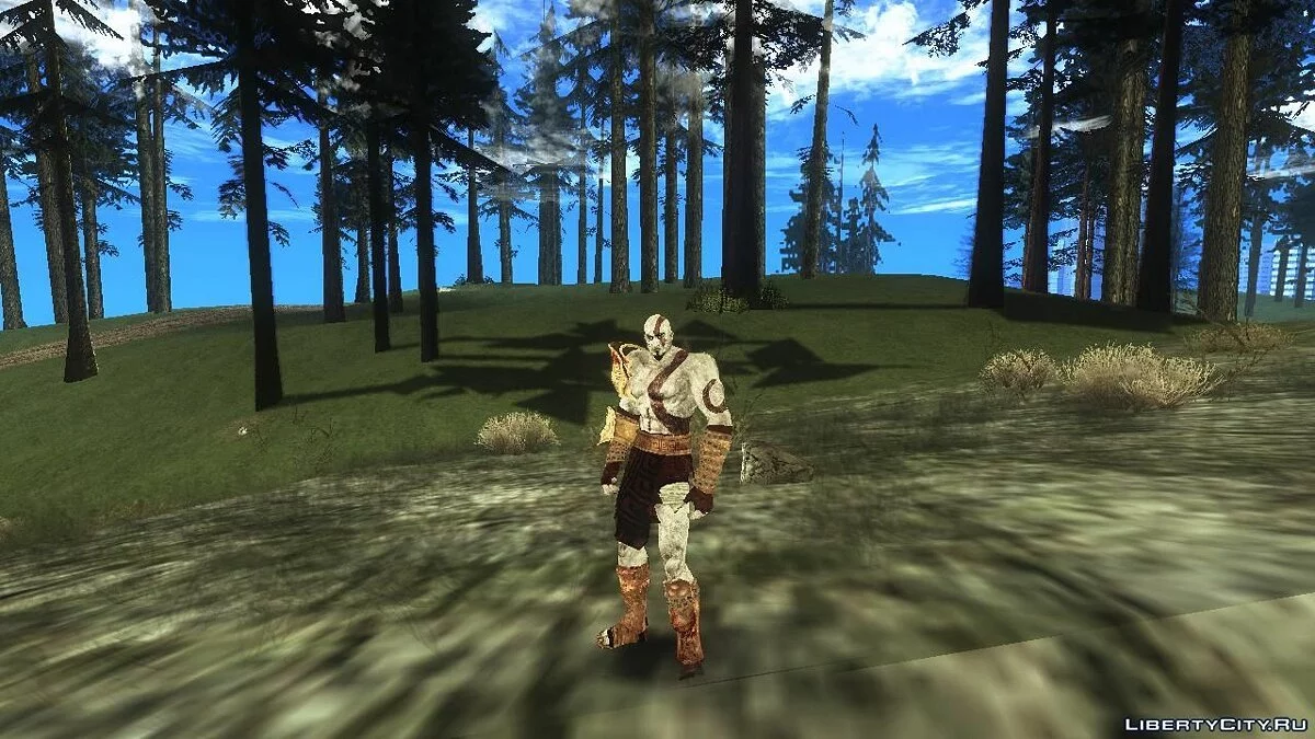 God Of War 3 Kratos / GTA San Andreas