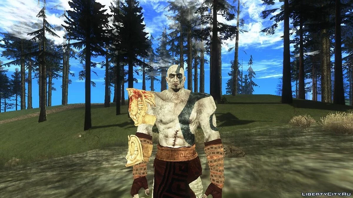 God Of War 3 Kratos / GTA San Andreas