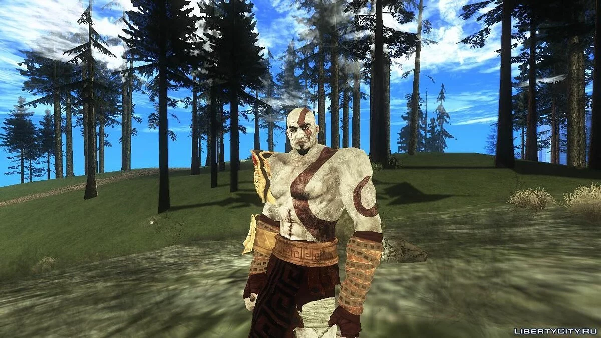 God Of War 3 Kratos / GTA San Andreas