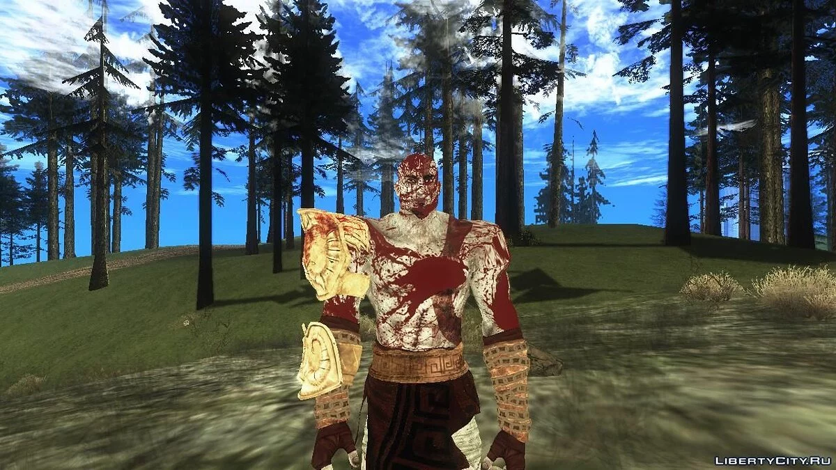 God Of War 3 Kratos / GTA San Andreas