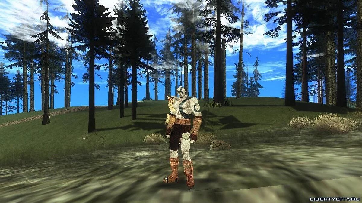 God Of War 3 Kratos / GTA San Andreas