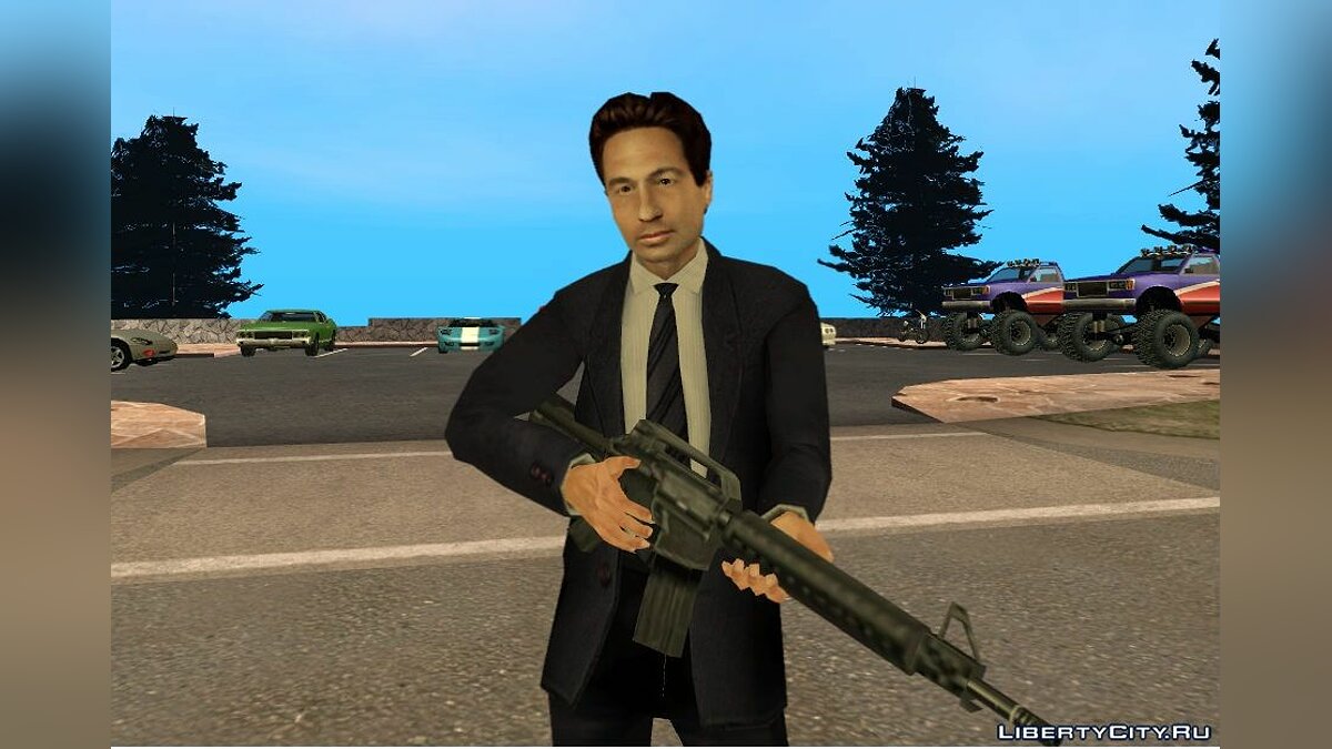 Скачать Agent Mulder / Агент Малдер (X-Files) для GTA San Andreas