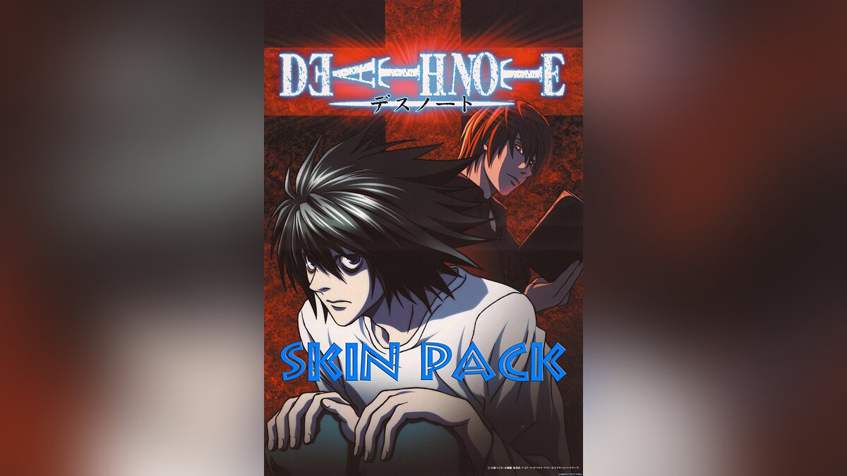 Скачать Death Note [Skin Pack] для GTA San Andreas