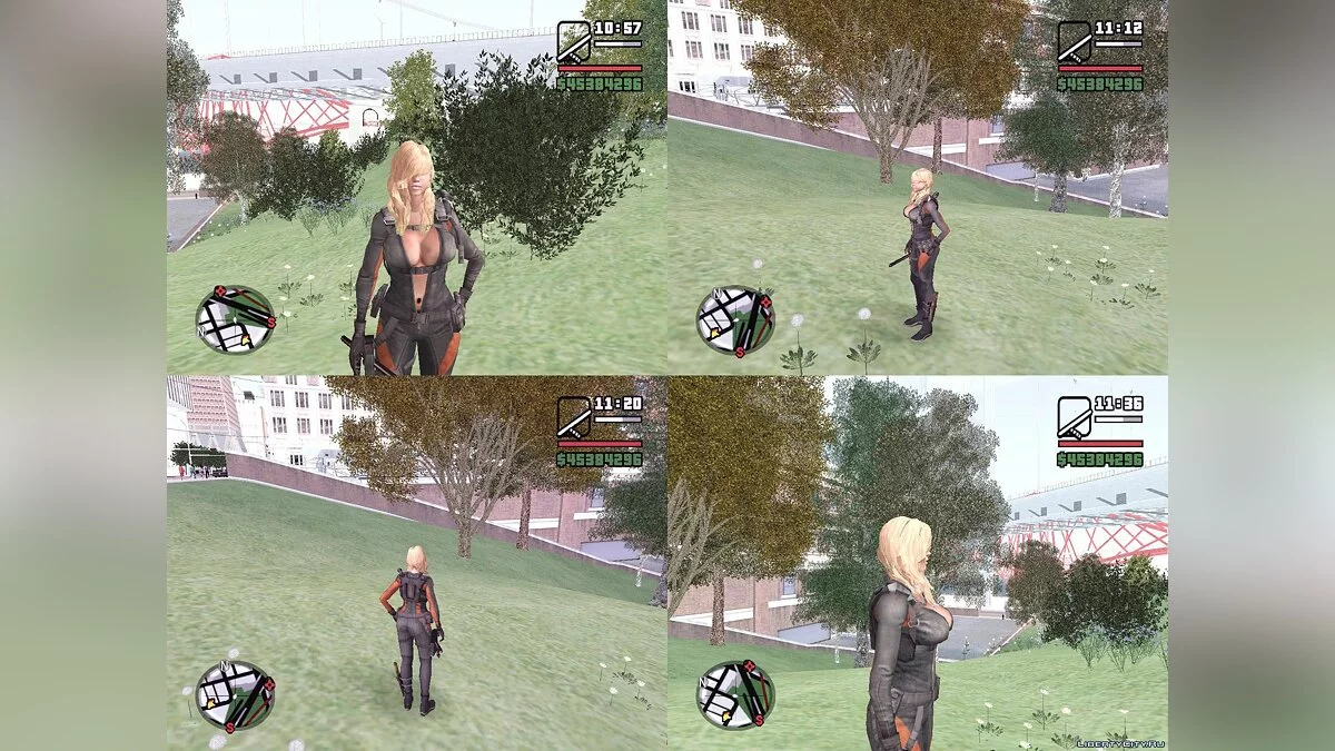 Рэйчел как в Resident Evil: Revelations / GTA San Andreas