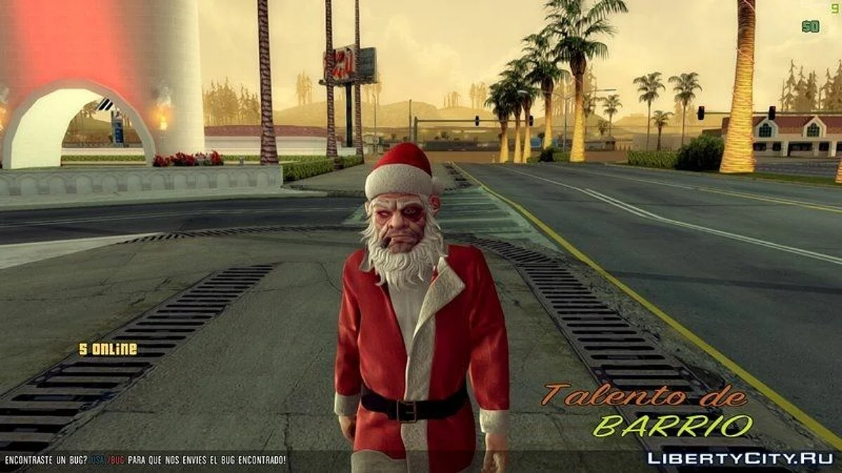 Skin Santa GTA V / GTA San Andreas