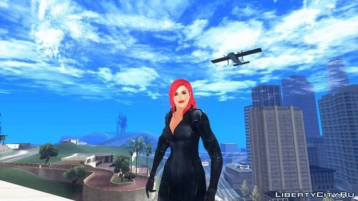Black Widow Scarlet Johansson / GTA San Andreas