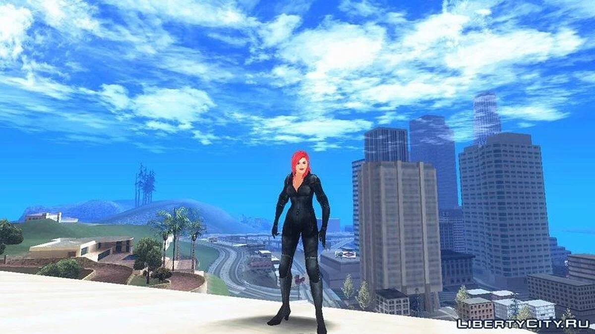 Black Widow Scarlet Johansson / GTA San Andreas
