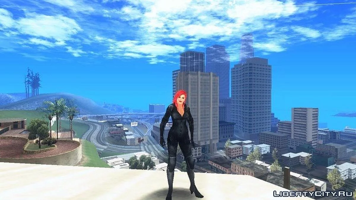 Black Widow Scarlet Johansson / GTA San Andreas