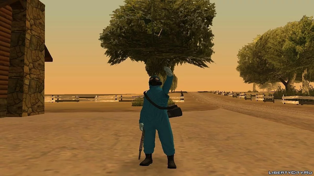 GTA V Online The Heists Update Gasmask Robber Pack / GTA San Andreas