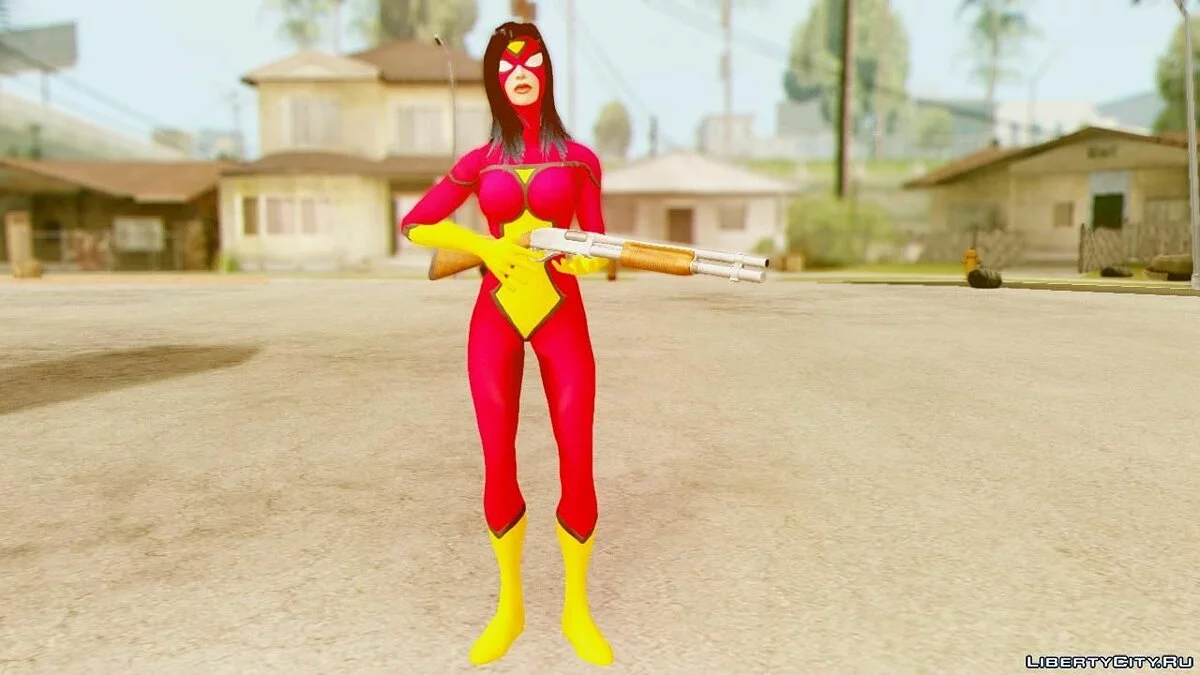 Marvel Heroes Spider-Woman / GTA San Andreas