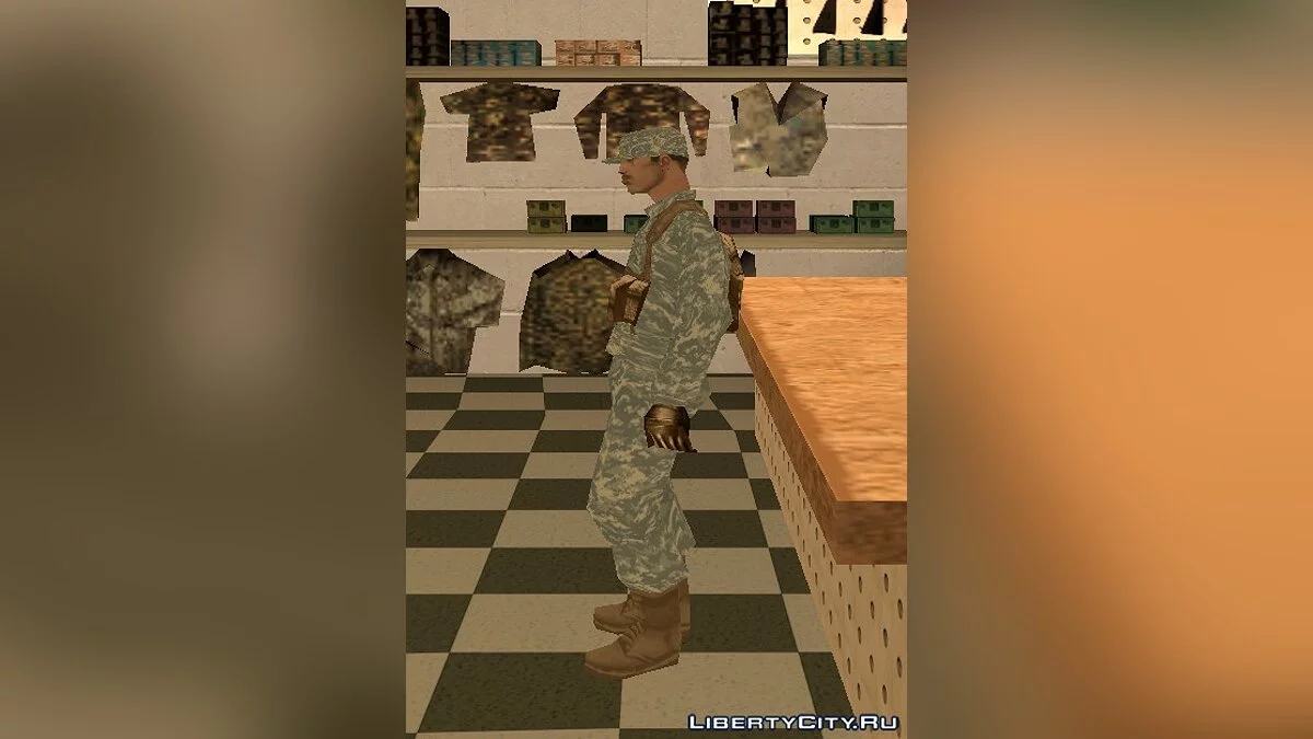 Военный США в камуфляже ACUPAT / GTA San Andreas