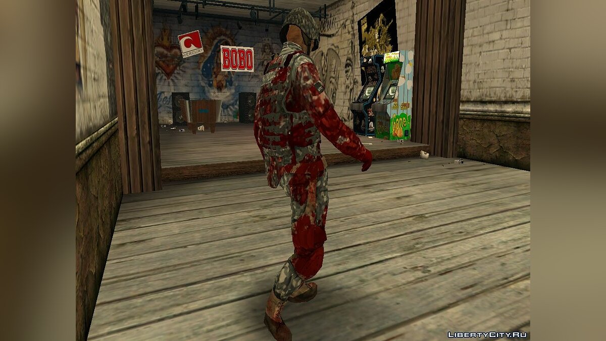 Скачать Zombie Military Skin для GTA San Andreas