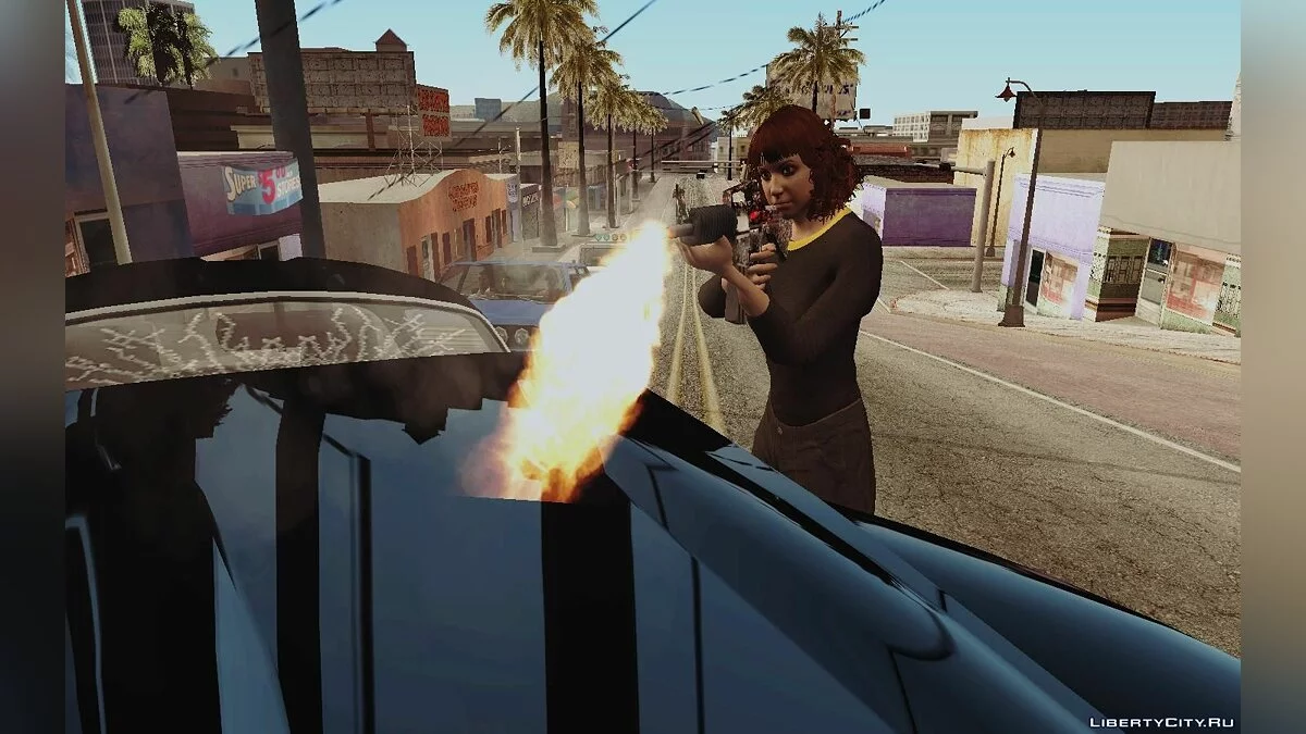 GTA Online - Custom Girl (Lowriders DLC Clothes) / GTA San Andreas