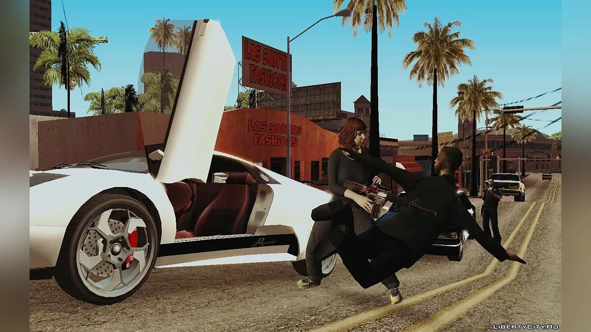 GTA Online - Custom Girl (Lowriders DLC Clothes) / GTA San Andreas