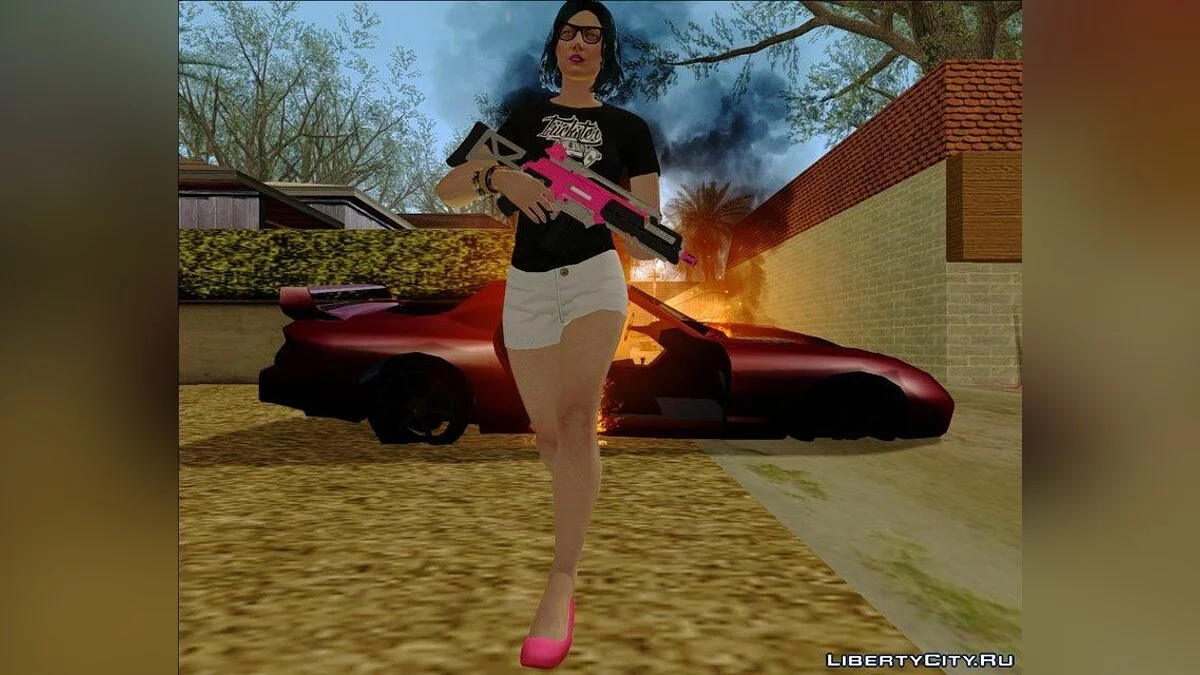 Skin Female #2 from GTA V Online / GTA San Andreas