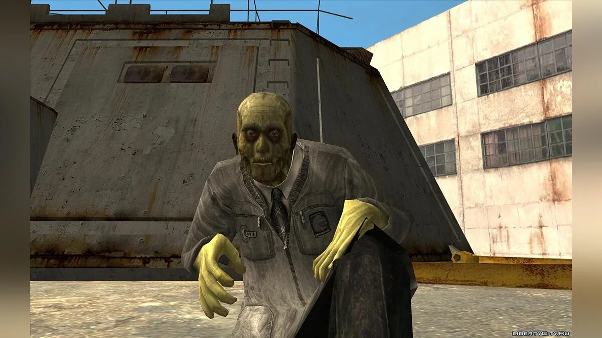 Зомби учёный из S.T.A.L.K.E.R. / GTA San Andreas