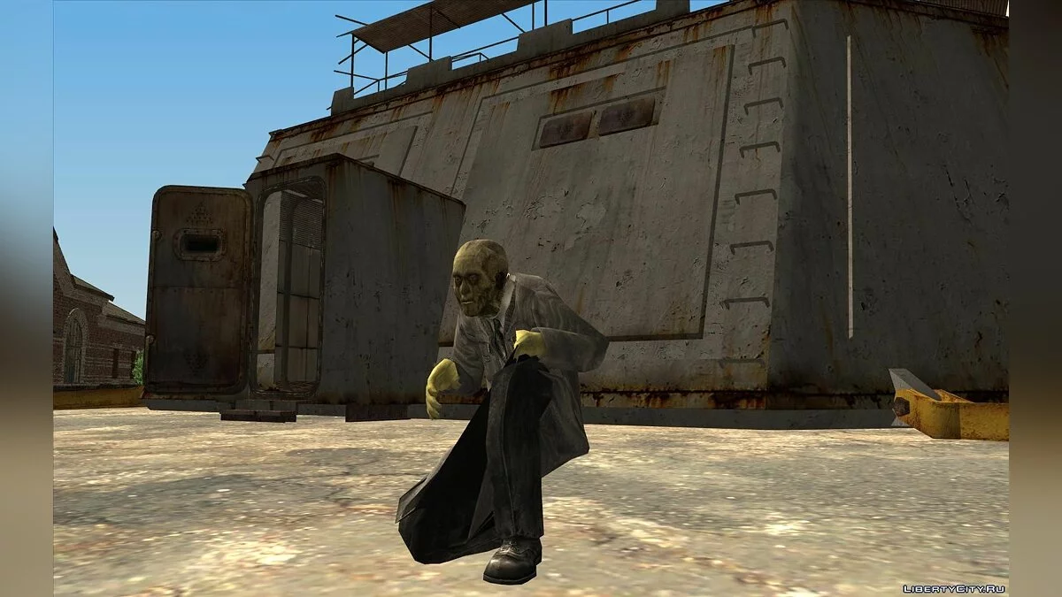 Зомби учёный из S.T.A.L.K.E.R. / GTA San Andreas