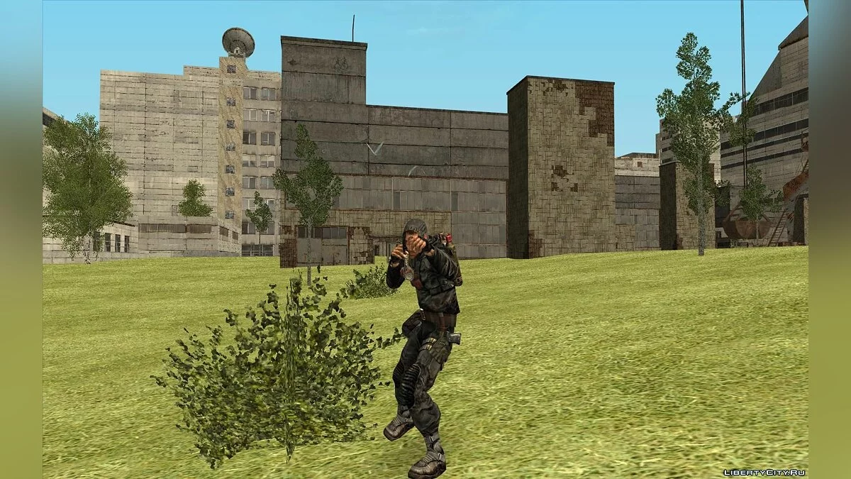 Сержант Пличко из S.T.A.L.K.E.R. / GTA San Andreas