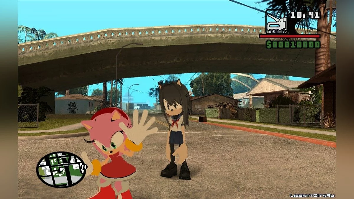 Яндере-чан (Sonic Style) / GTA San Andreas